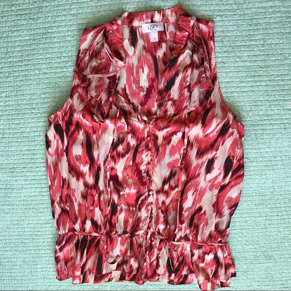 Loft Silk Blouse - size med - Picture 3 of 3